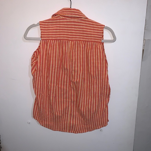 Vintage pattern sleeveless top - Picture 2 of 8